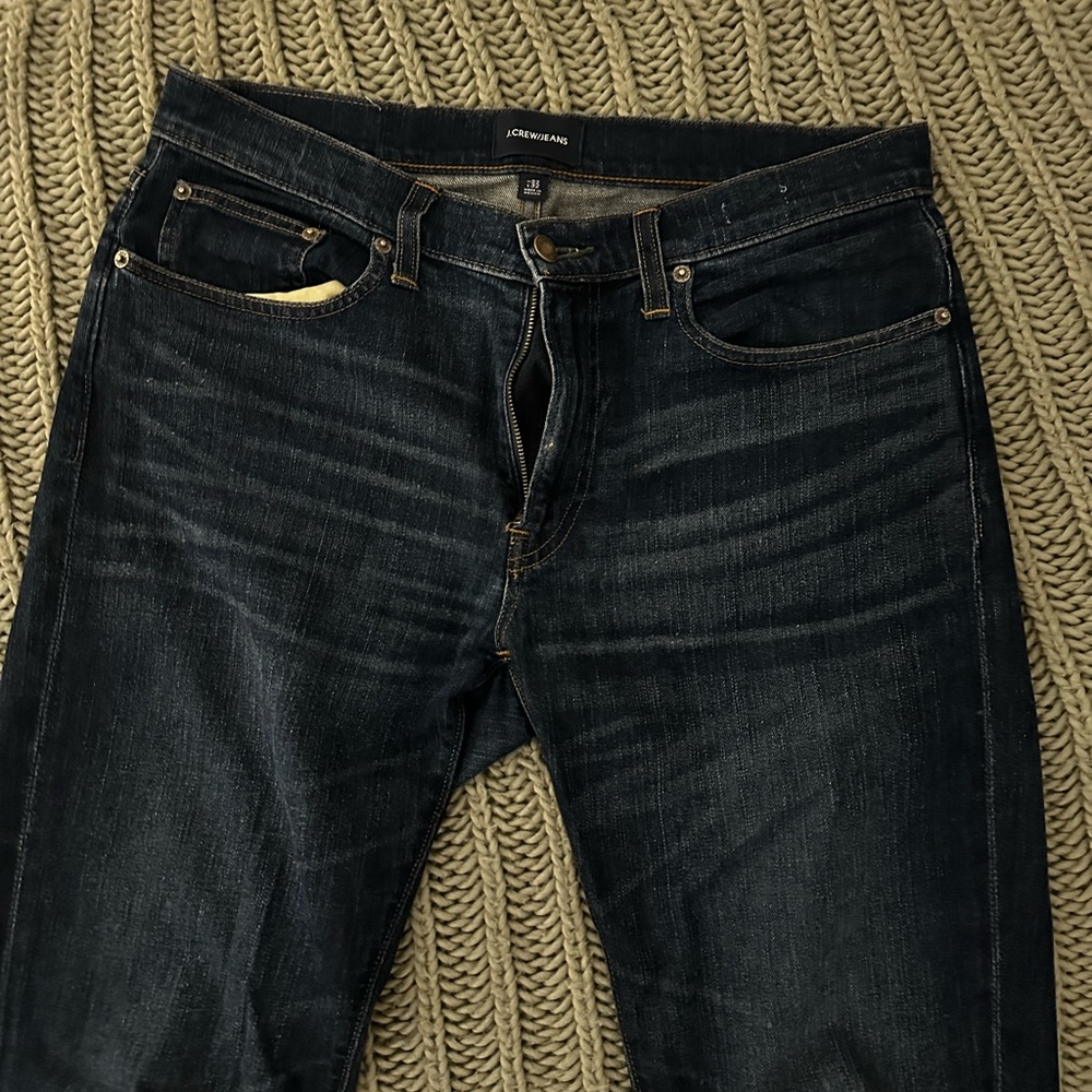 Men’s J. Crew Lightweight Athletic Straight Travel Jeans 32w x 32l